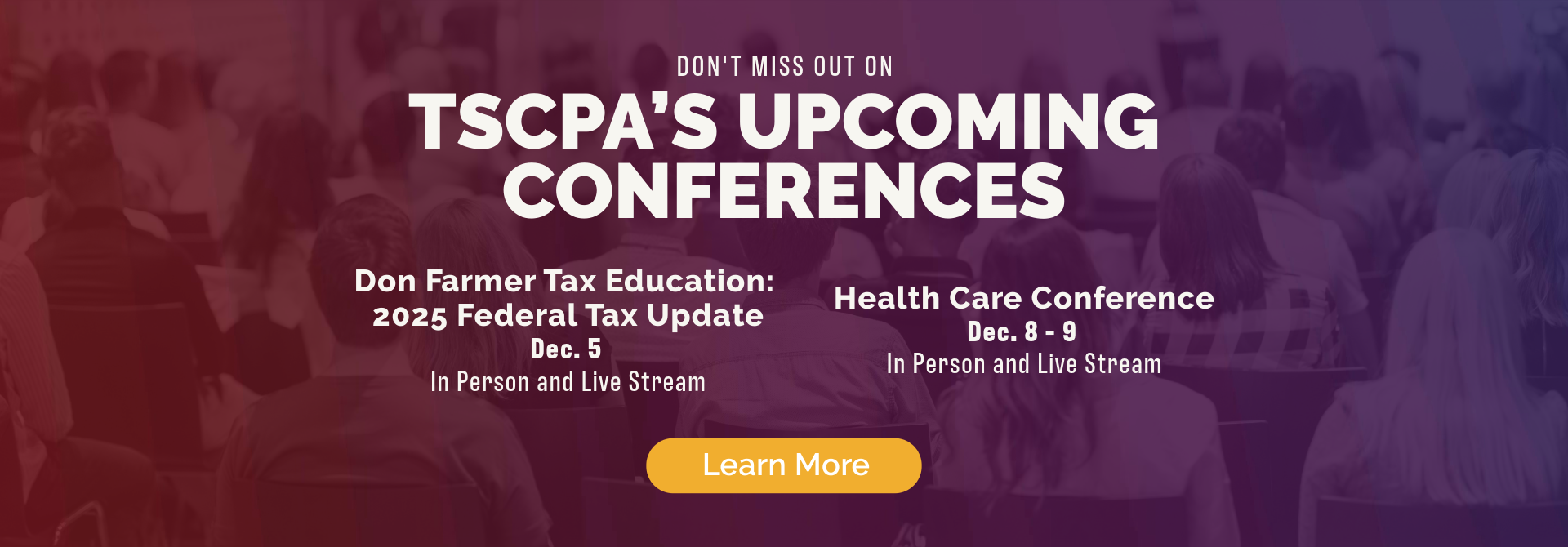 2025 Fall Conferences