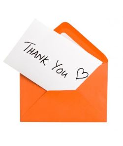 thank you note