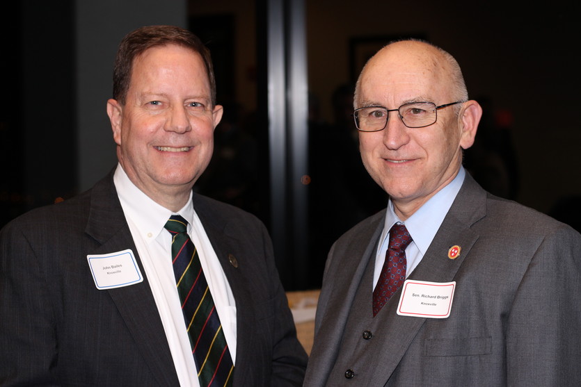 Knoxville Chapter President-Elect John Bailes and Senator Richard Briggs